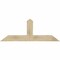Ekena Millwork Portland Rough Sawn Timber Gable Bracket, Douglas Fir, 60"W x 22"H x 4"D x 6"F, 9/12 Pitch GBW060X22X0406POR00RDF - alternate 1